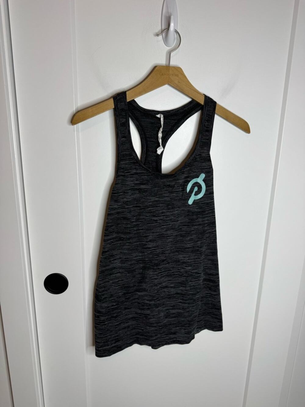 Lululemon Swiftly Tech Racerback Tank Top Heather Black Peloton Size 8